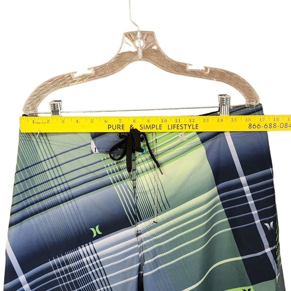 Hurley Size 34 Phantom Board Shorts Multicolored Drawstring Men's Swimming - Picture 5 of 6